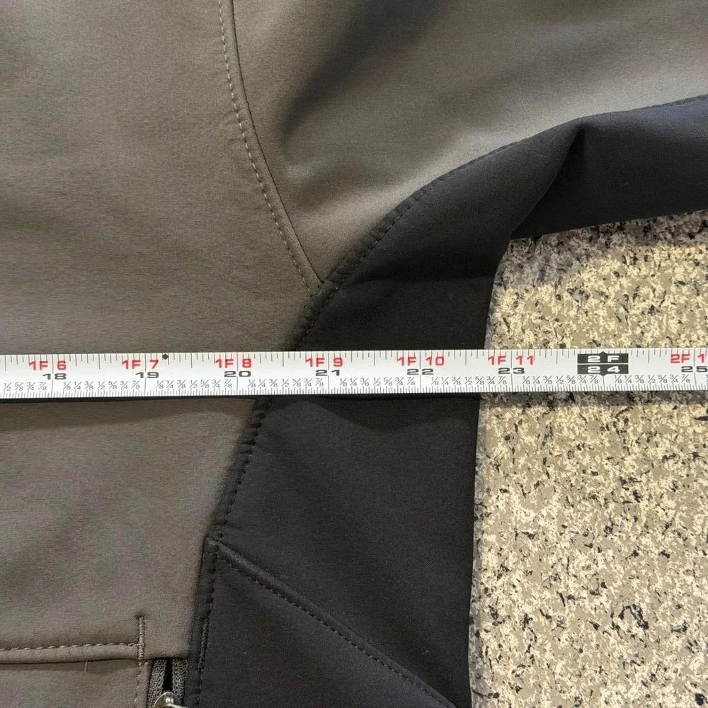 The North Face Apex Bionic Jacket Mens M Full Zip Fleece Black Grey